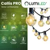Solárny reťazový svietidlo LUMILED pre exteriér, 15 m, G40, Náhľad obrázku produktu 2