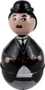 A toy figurine of Charlie Chaplin, a roly-poly toy. Produktbild-Vorschau