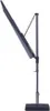 A dark gray cantilever umbrella is shown against a white background. Produktbild-Vorschau