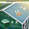 Metall Geräteschuppen Gerätehaus mit Fundament mit Fenster Produktbild-Vorschau 7