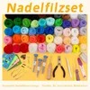 Set di feltro ad aghi 50 colori 228 pezzi in borsa con Anteprima dell’immagine prodotto 5