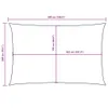 vidaXL Voile d'ombrage Oxford Rectangulaire 2x5 m Beige Voir les images du produit 8