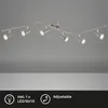 BRILONER Gelenkbogen 6flg. GU10 LED matt-nickel Produktbild-Vorschau 7