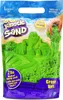A bag of green kinetic sand with a castle built from it. Voir les images du produit