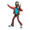 A figurine of Lucas Sinclair from Stranger Things, holding a walkie-talkie and pointing. Produktbild-Vorschau