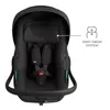 A black baby car seat is shown against a white background. Produktbild-Vorschau