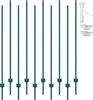 set di 10 paletti di recinzione da 182,88 cm - Paletti di Anteprima dell’immagine prodotto 1