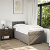 Boxspringbett mit Matratze Taupe 90x190 cm Stoff Produktbild-Vorschau 4