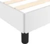 vidaXL Bettgestell Weiß 120x200 cm Kunstleder Produktbild-Vorschau 6