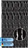 Zasłona z polaru (100x200 cm) do drzwi "Black" jako Podgląd zdjęcia produktu 1