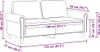 vidaXL 2-Sitzer-Sofa Braun 140 cm Samt Produktbild-Vorschau 8