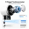 Handventilator mit Kühlfunktion, Turbo Mini Ventilator Produktbild-Vorschau 3