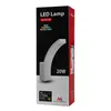 The image shows the packaging of an LED lamp. Anteprima dell’immagine prodotto