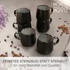 Moritz & Moritz SOLID 24tlg Geschirrset Grau Produktbild-Vorschau 3