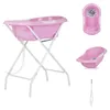 CHIPOLINO Badewanne mit Stä nder Noemi 90cm Rosa Produktbild-Vorschau 1
