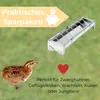 2er Set Futterspender Hühner 30 cm Futterrinne Futtertrog Produktbild-Vorschau 6