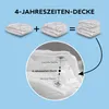 Bettdecke Greta 155x220 cm | Praktisch 4-Jahreszeiten Produktbild-Vorschau 3