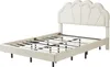 ProximaX Doppelbett 140x200 cm mit Muschelkopfteil, Samt Produktbild-Vorschau 18
