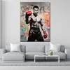 Street Art Muhammad Boxen Leinwandbild Wandbild Kunstdruck Produktbild-Vorschau 2