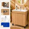 Volně stojící koupelnová skříňka Valencia (80 cm) s Náhled obrázku produktu 3