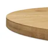 Relaxdays Pizzateller Bambus Ø33cm, schnittfestes Produktbild-Vorschau 3