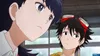 Two anime characters are looking at each other. Produktbild-Vorschau