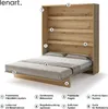 Schrankbett 180 x 200 Vertikal BC-13 Artisan Eiche LENART Produktbild-Vorschau 3