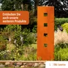 Herz aus Metall, Holz Regal, Rost, Edelrost, Holzregal Produktbild-Vorschau 7