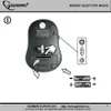 gembird Maus OPT Bluetooth-Maus 6-Tasten  schwarz Produktbild-Vorschau 3