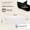 CASARIA® Sitzbank mit Stauraum Faltbar Weiß 115x40x40cm Produktbild-Vorschau 6
