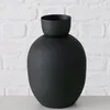 BOLTZE Dekovase 2er Set "Maynar" aus Eisen in schwarz, Vase Produktbild-Vorschau 2