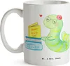 Mr. & Mrs. Panda Teetasse Bibliothekarin Herz - Weiß - Produktbild-Vorschau 3
