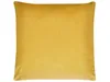BELIANI Sada 2 rozptylových polštářů Žlutý samet 45 x 45 cm Náhled obrázku produktu 5