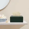 Contenitore per fazzoletti in pelle - Dispenser Anteprima dell’immagine prodotto 11