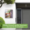 banjado Edelstahl Briefkasten mit Zeitungsfach mit Motiv Produktbild-Vorschau 4