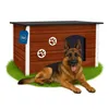 Outentin Hundehütte Outdoor Winterfest für Große Hunde – Produktbild-Vorschau 1