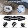 A robotic vacuum cleaner main brush and its features are displayed. Produktbild-Vorschau