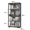 BROTTAR Vitrine mit Glastüren und dreifarbigen Produktbild-Vorschau 2