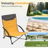 Sekey Strandstuhl Faltbar Campingstuhl Leicht Faltstuhl Produktbild-Vorschau 8