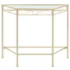 vidaXL Beistelltisch Vintage-Stil Metall 87x34x73 cm Gold - Produktbild-Vorschau 11