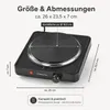 Gourmetmaxx 14430, Schwarz, Arbeitsplatte, 23 cm, Produktbild-Vorschau 11