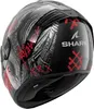 Casque Shark Spartan RS Shiever Carbon, noir/carbone/rouge, Voir les images du produit 2
