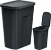 Odpadkový koš COMPACTA Q FLAP PLUS recyklovaný černý, objem Voir les images du produit 4