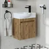 Roomart LEO Badmöbel-Set 2-teilig 46.5 cm breit,  Eiche Produktbild-Vorschau 1