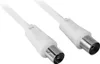 goobay Antennenkabel Koax Stecker/Kupplung weiß 20 m Náhled obrázku produktu 6