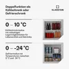 Klarstein Irene Retro Mini-Gefrierschrank, 31L, Flexibler Produktbild-Vorschau 2