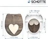 SCHÜTTE WC Sitz WOOD HEART, Duroplast Toilettendeckel mit Produktbild-Vorschau 6