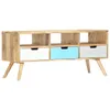 TV-Schrank 110×35×48 cm Massivholz Mango Produktbild-Vorschau 1