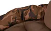 A close-up view of a camouflage-patterned fabric, likely part of a chair or outdoor gear. Produktbild-Vorschau