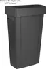 Jantex Slim Mülleimer Schwarz 80Ltr Produktbild-Vorschau 4